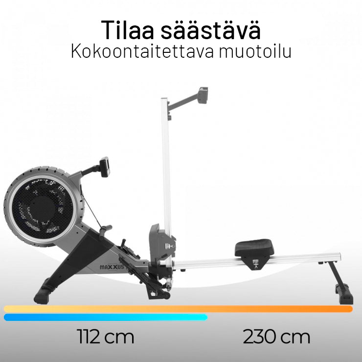 7.4 saliekams airēšanas trenažieris