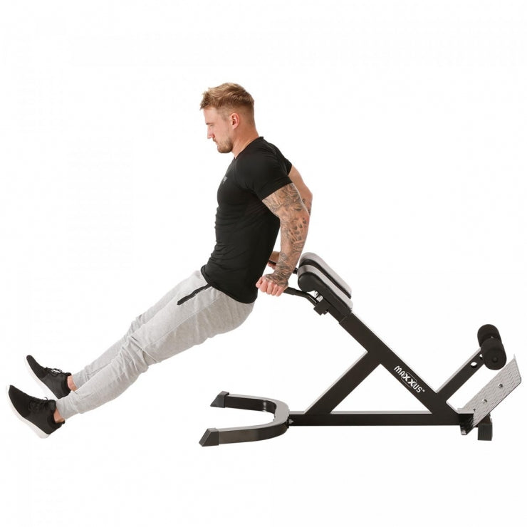 Regulējams muguras sols ar dip rokturiem 150kg