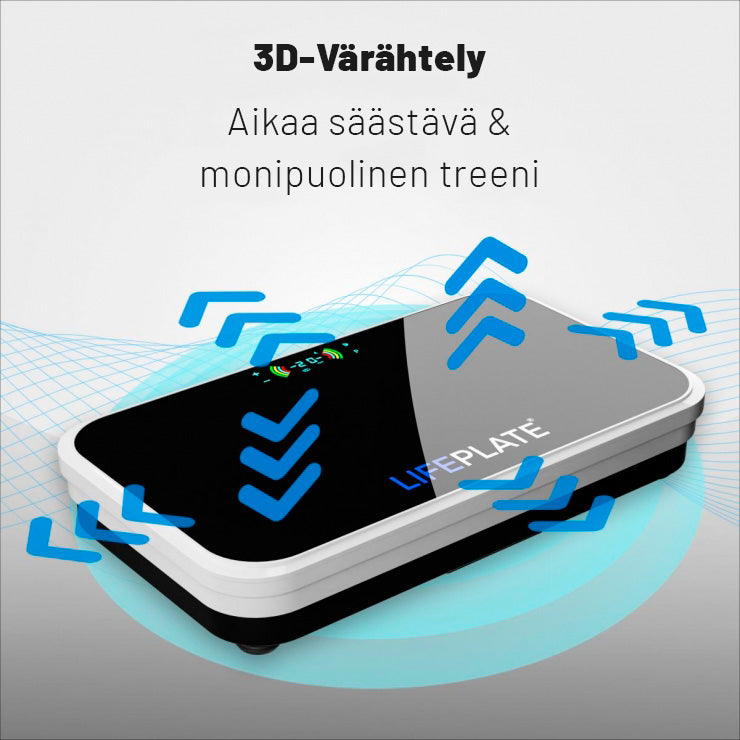 LifePlate 2.0 vibrācijas platforma ar pretestības lentēm