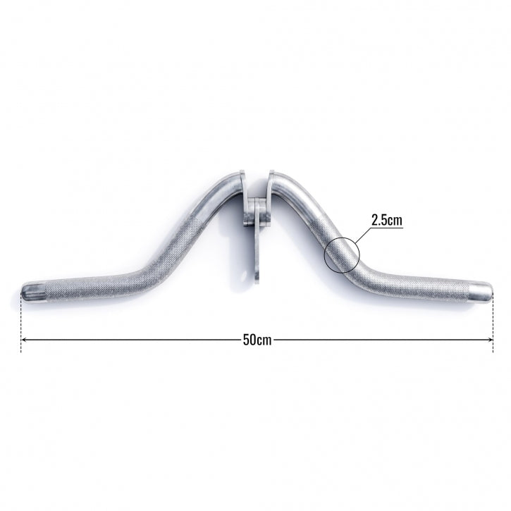 Rotējošs tricepsa stienis 50 cm