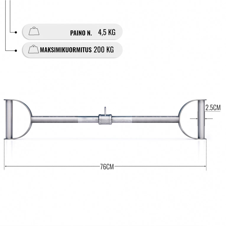Taisns Shovel handle trenažierim 76 cm
