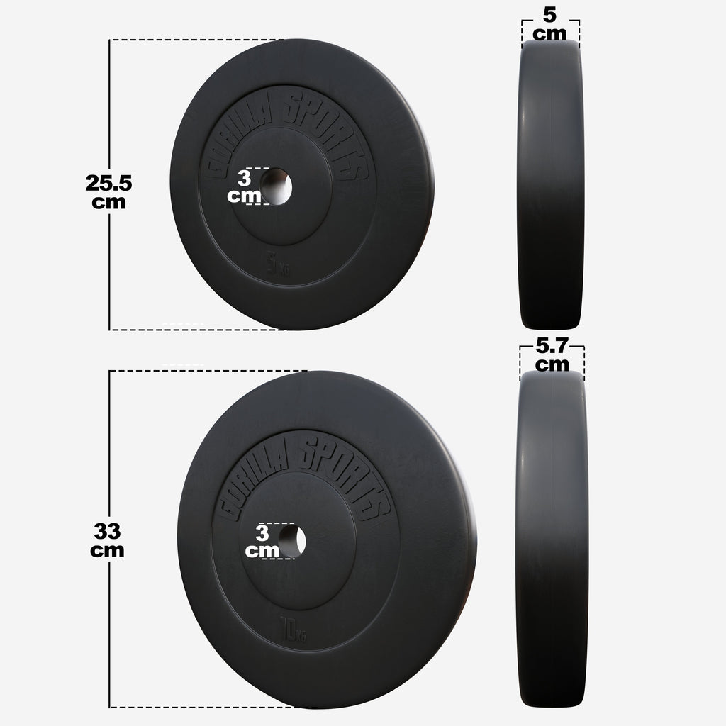 Vinila svaru disku komplekts 30 kg 30 mm