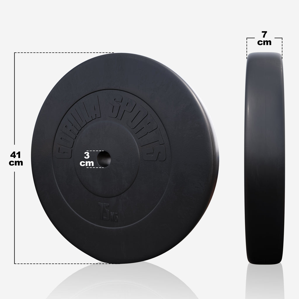 Vinila svaru diski 2 x 15 kg, 30 mm