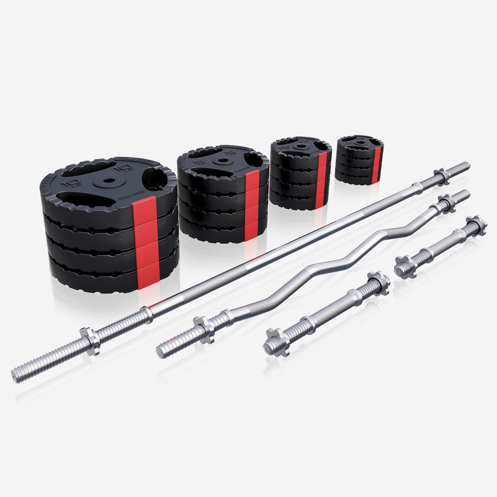 Vinila Tri Grip stieņa komplekts 100 kg