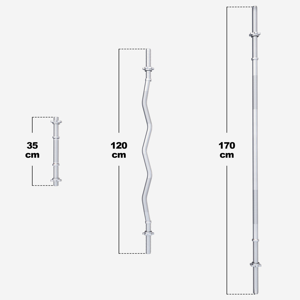 Vinila Tri Grip stieņa komplekts 100 kg