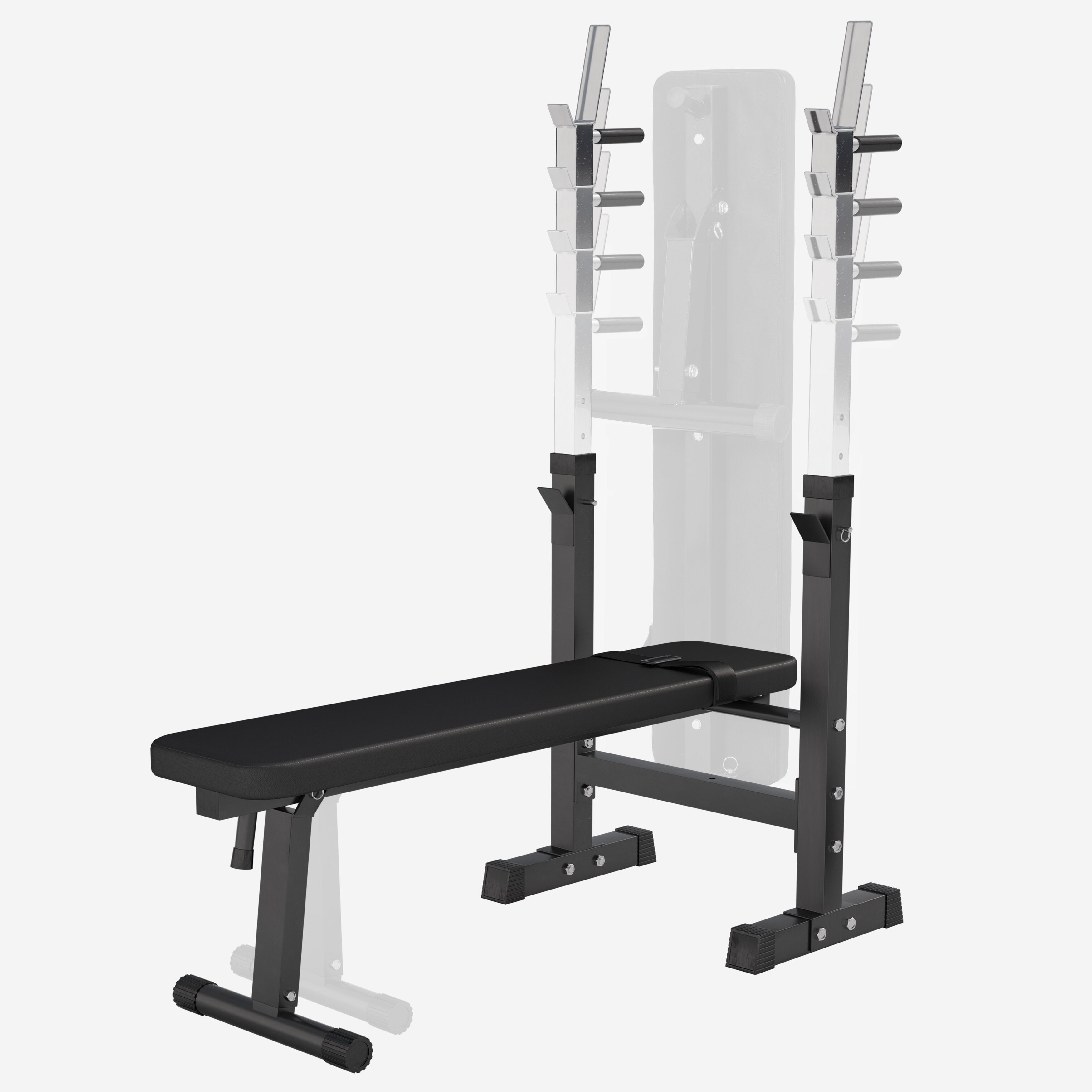 Regulējams svarcelšanas sols + 70 kg stieņa komplekts