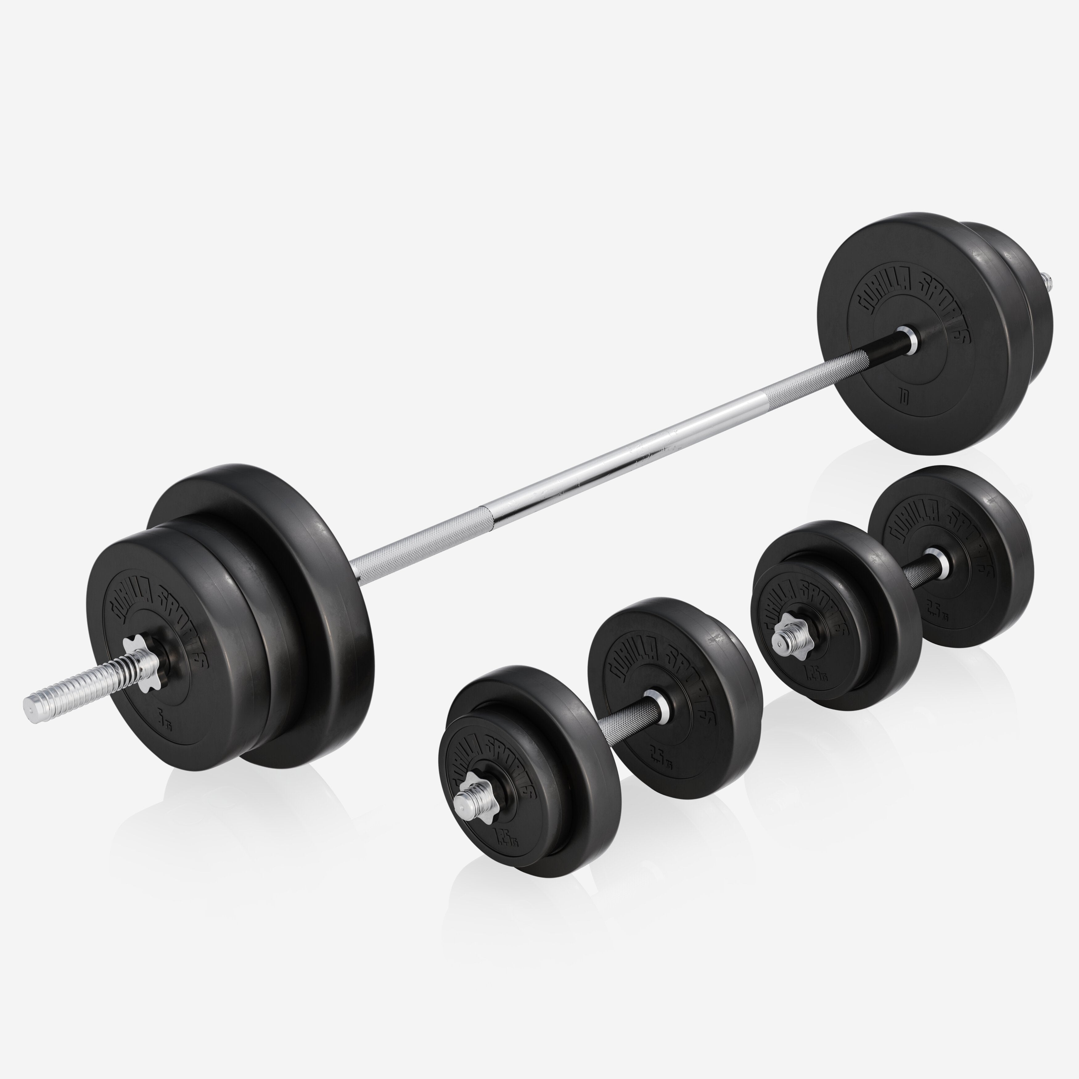 Regulējams svarcelšanas sols + 70 kg stieņa komplekts