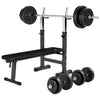 Regulējams svarcelšanas sols + 70 kg stieņa komplekts