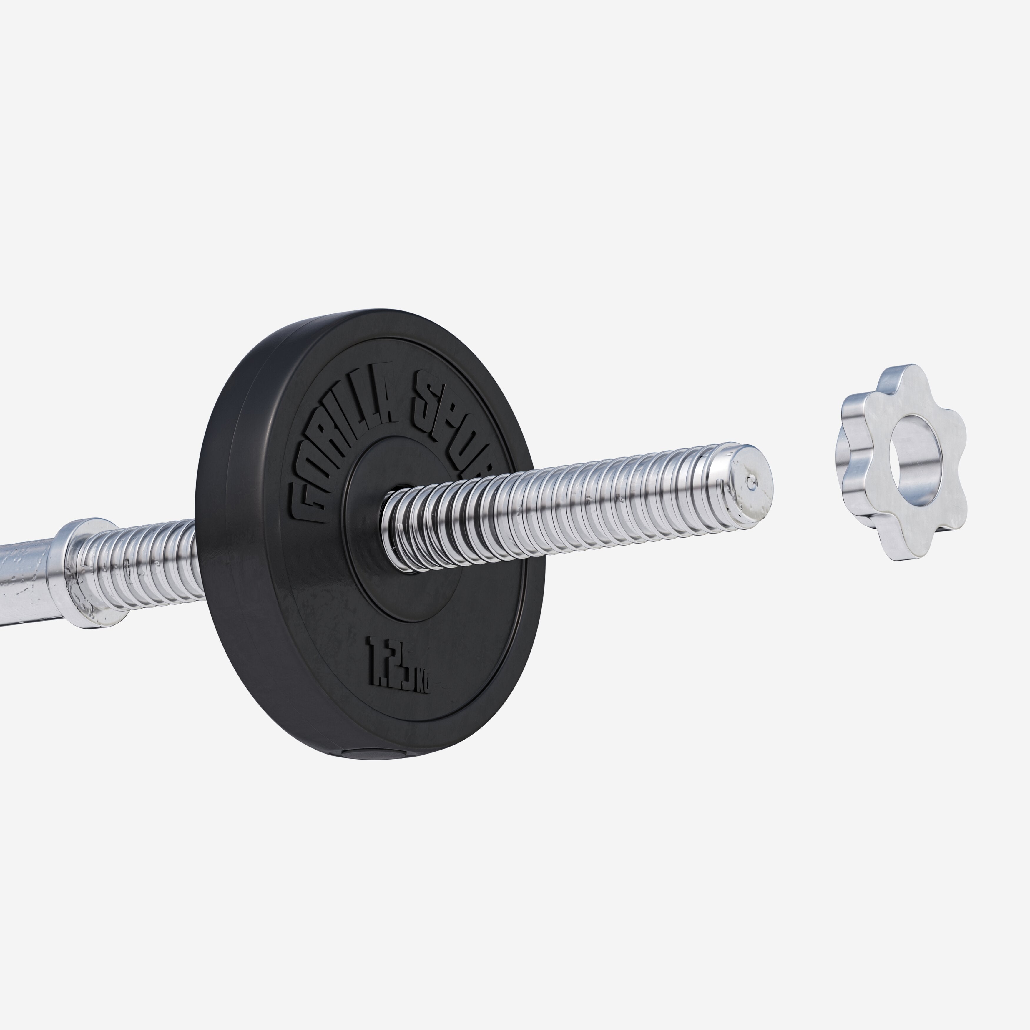 Ar vinilu pārklāts svaru disks 1,25 kg 30 mm