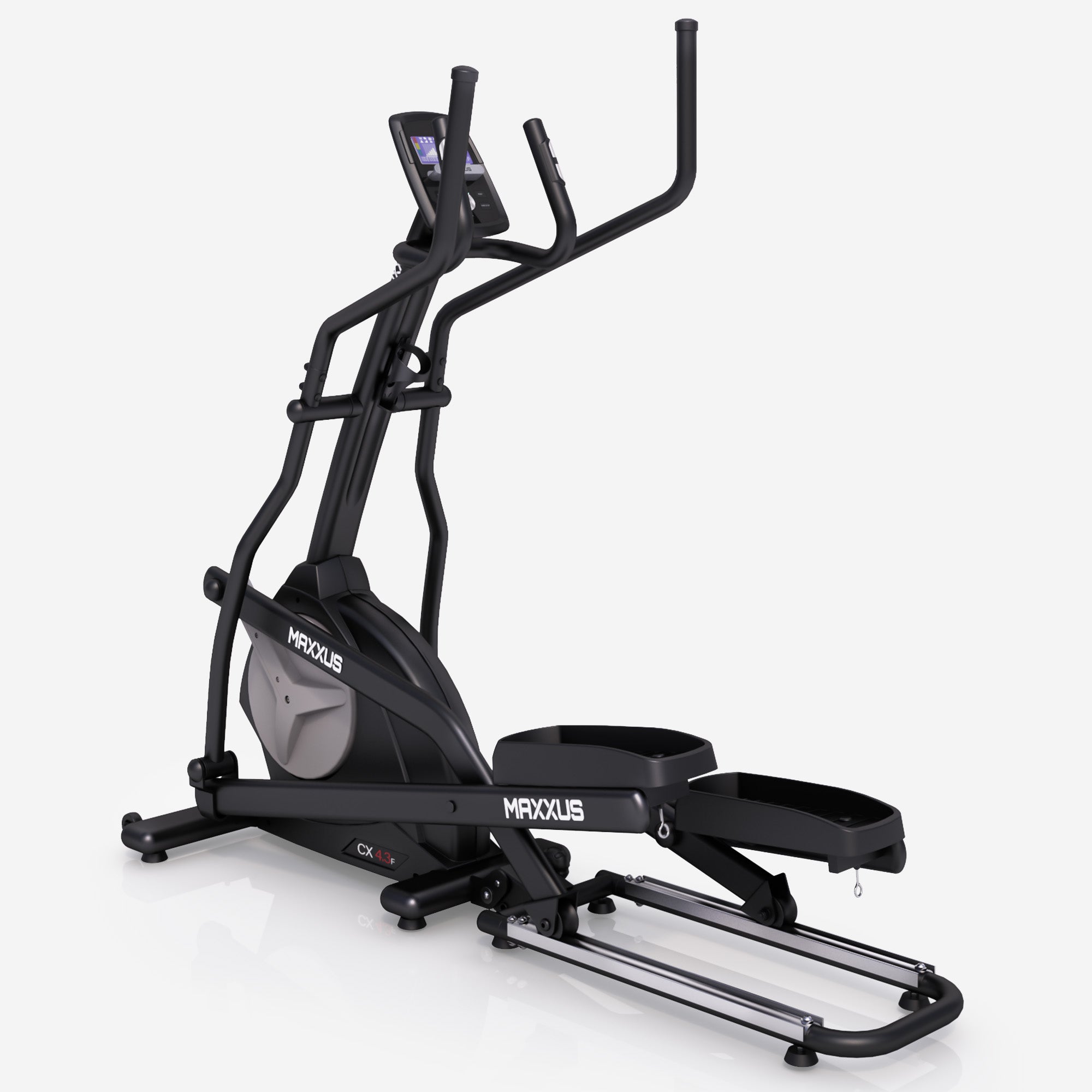 MAXXUS CX 4.3f, salokāms eliptiskais trenažieris, 51 cm soļa garums un Bluetooth