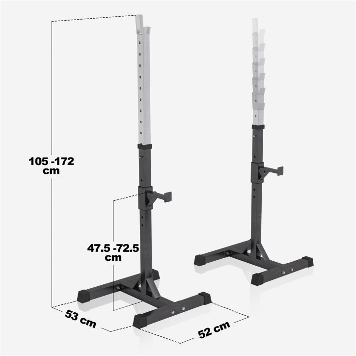 Regulējams svarcelšanas sols + 100 kg svaru stieņa komplekts