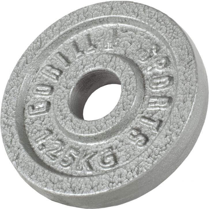 Čuguna svaru disks 1,25 kg 30 mm