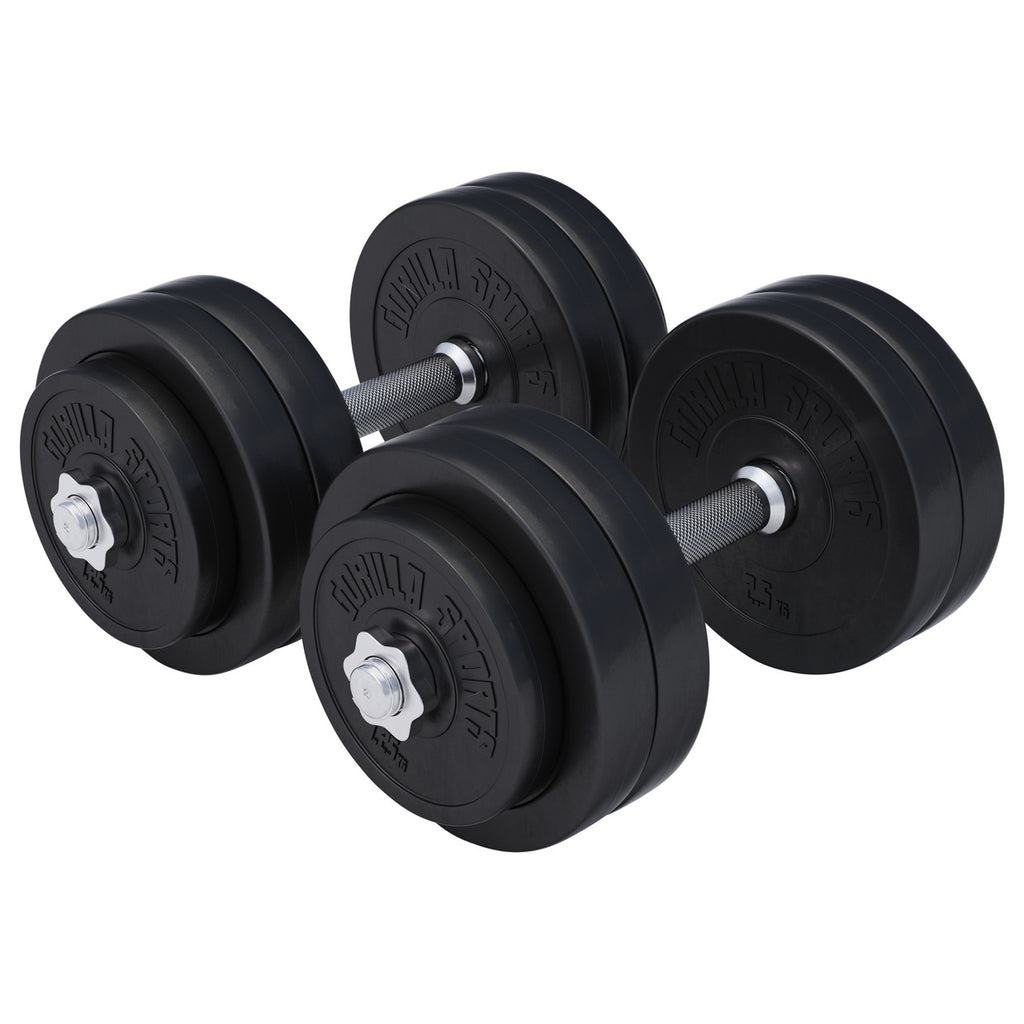 Regulējams vinila hanteļu komplekts 30 kg, 30mm