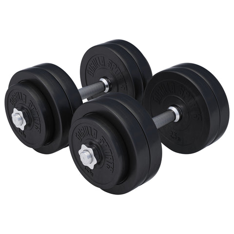 Regulējams vinila hanteļu komplekts 30 kg, 30mm