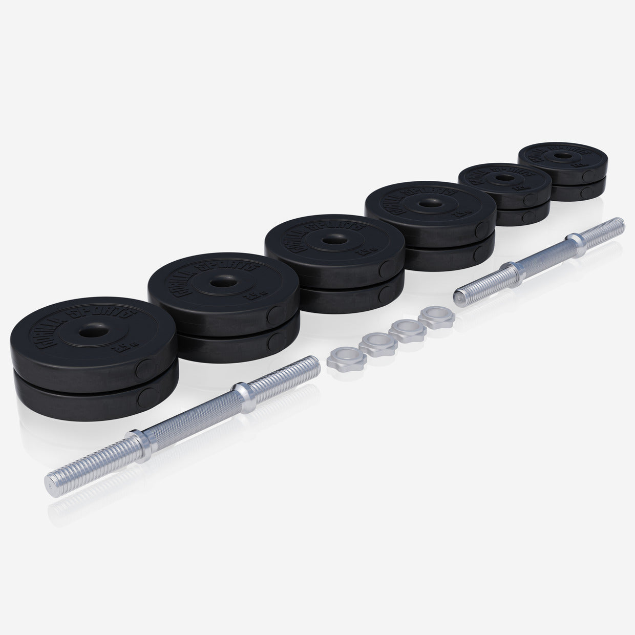 Regulējams vinila hanteļu komplekts 30 kg, 30mm