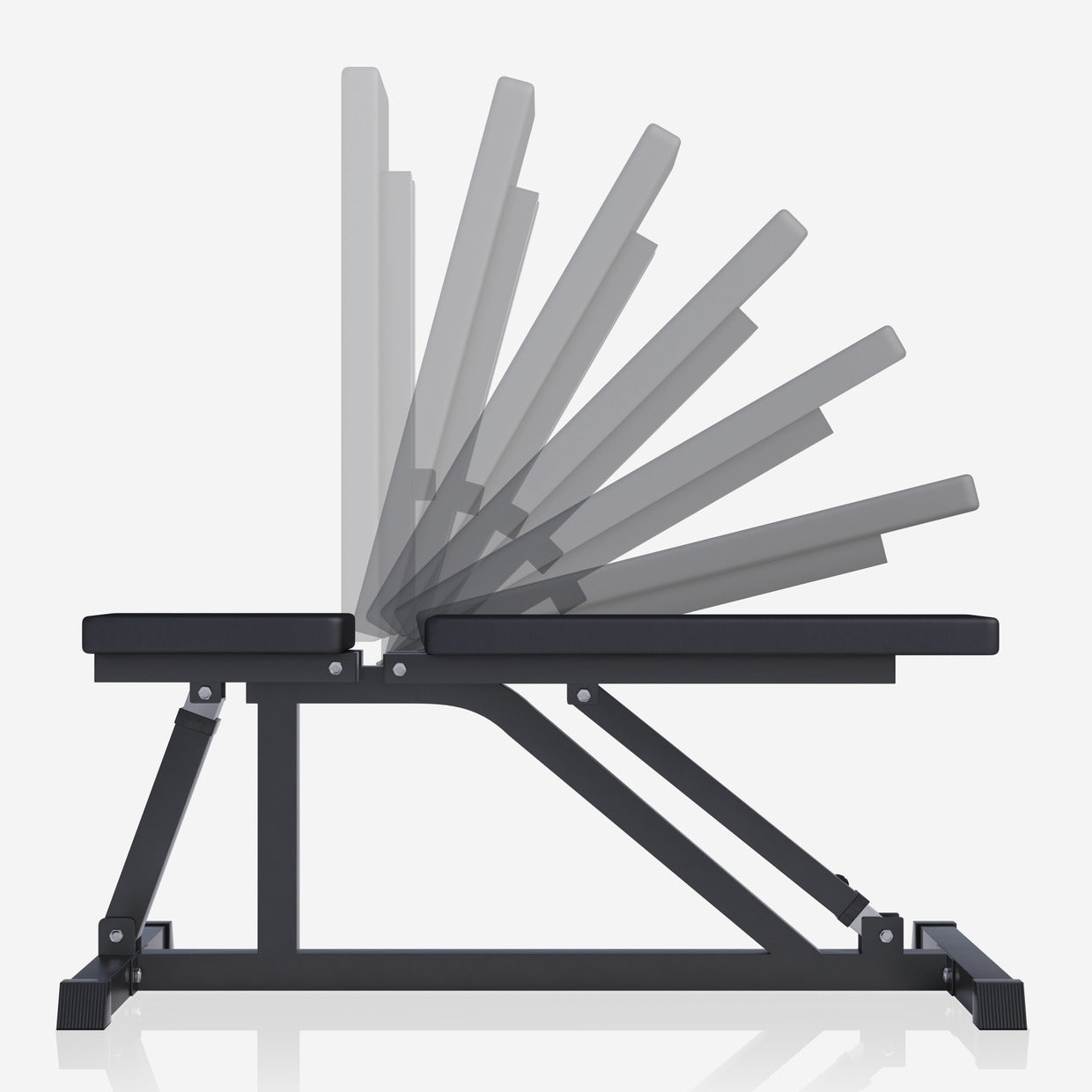 Regulējams slīpais sols max 200 kg, Black Edition
