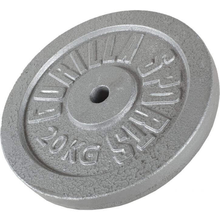 Čuguna svaru disks 20 kg, 30 mm
