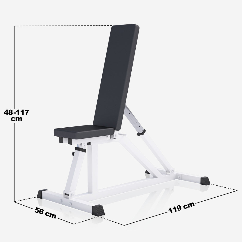 Regulējams slīpais sols max 200 kg, balts