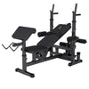 Regulējams daudzfunkcionāls sols max 280 kg, Black Edition