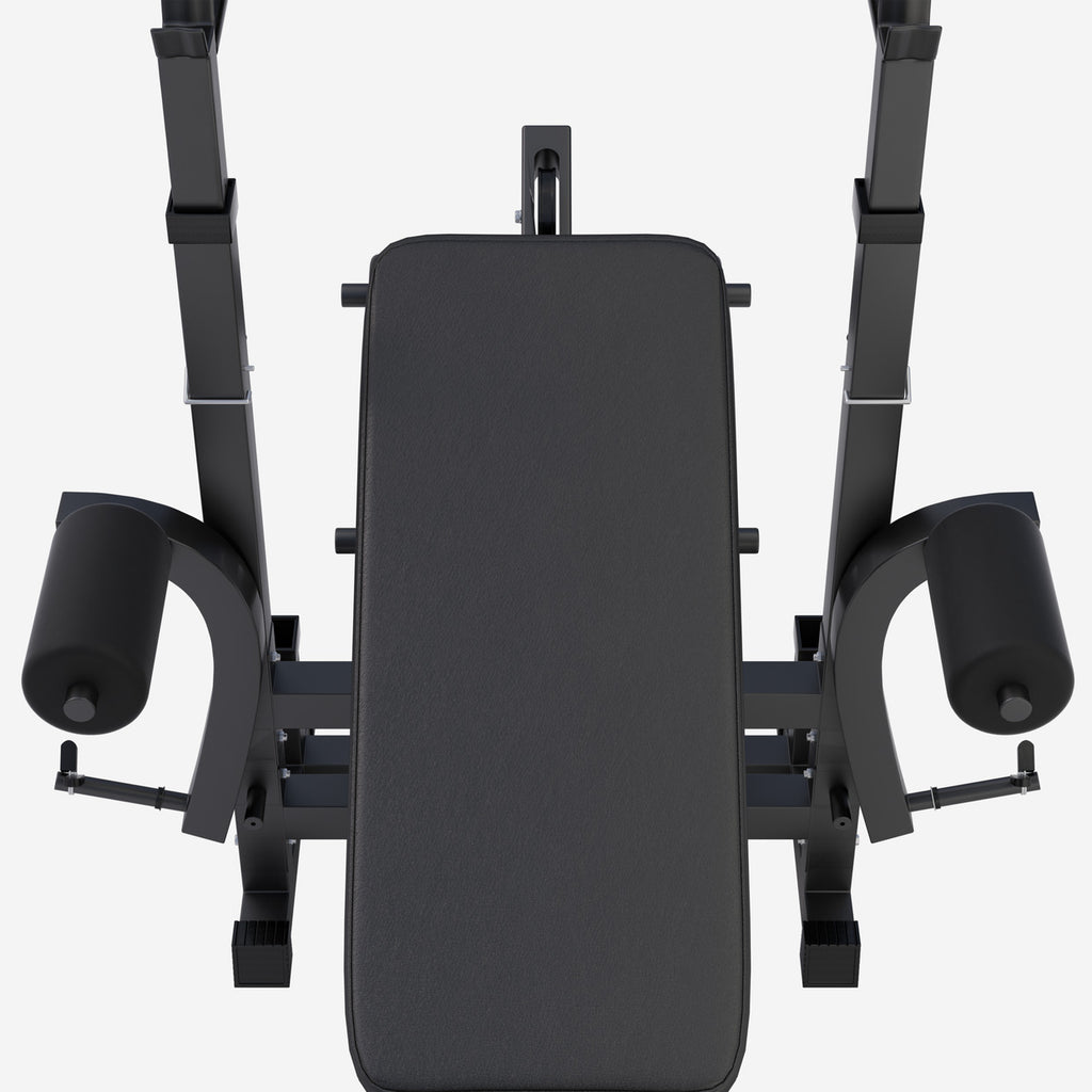 Regulējams daudzfunkcionāls sols max 280 kg, Black Edition