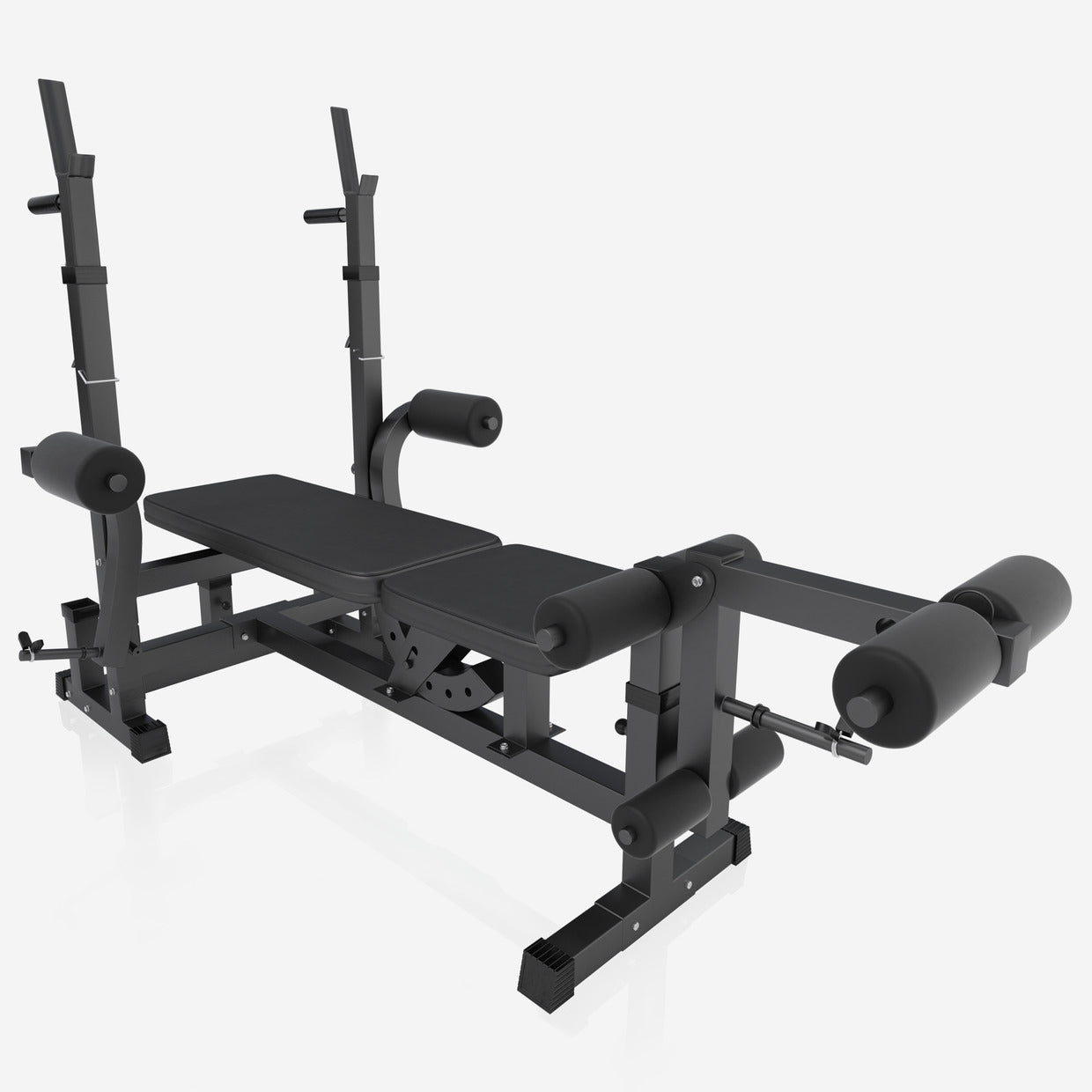 Regulējams daudzfunkcionāls sols max 280 kg, Black Edition