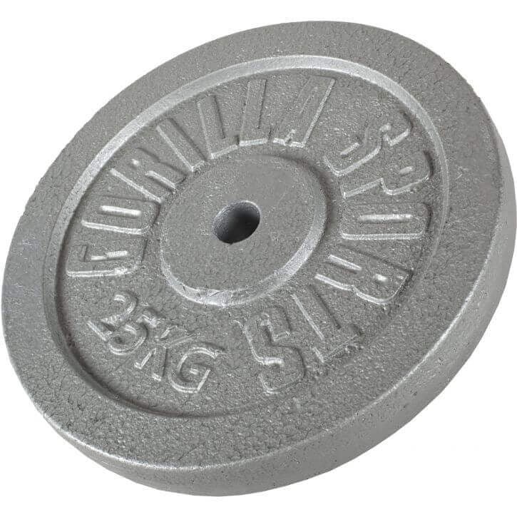 Čuguna svaru disks 25 kg 30 mm