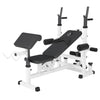Regulējams daudzfunkcionāls sols max 280 kg, balts