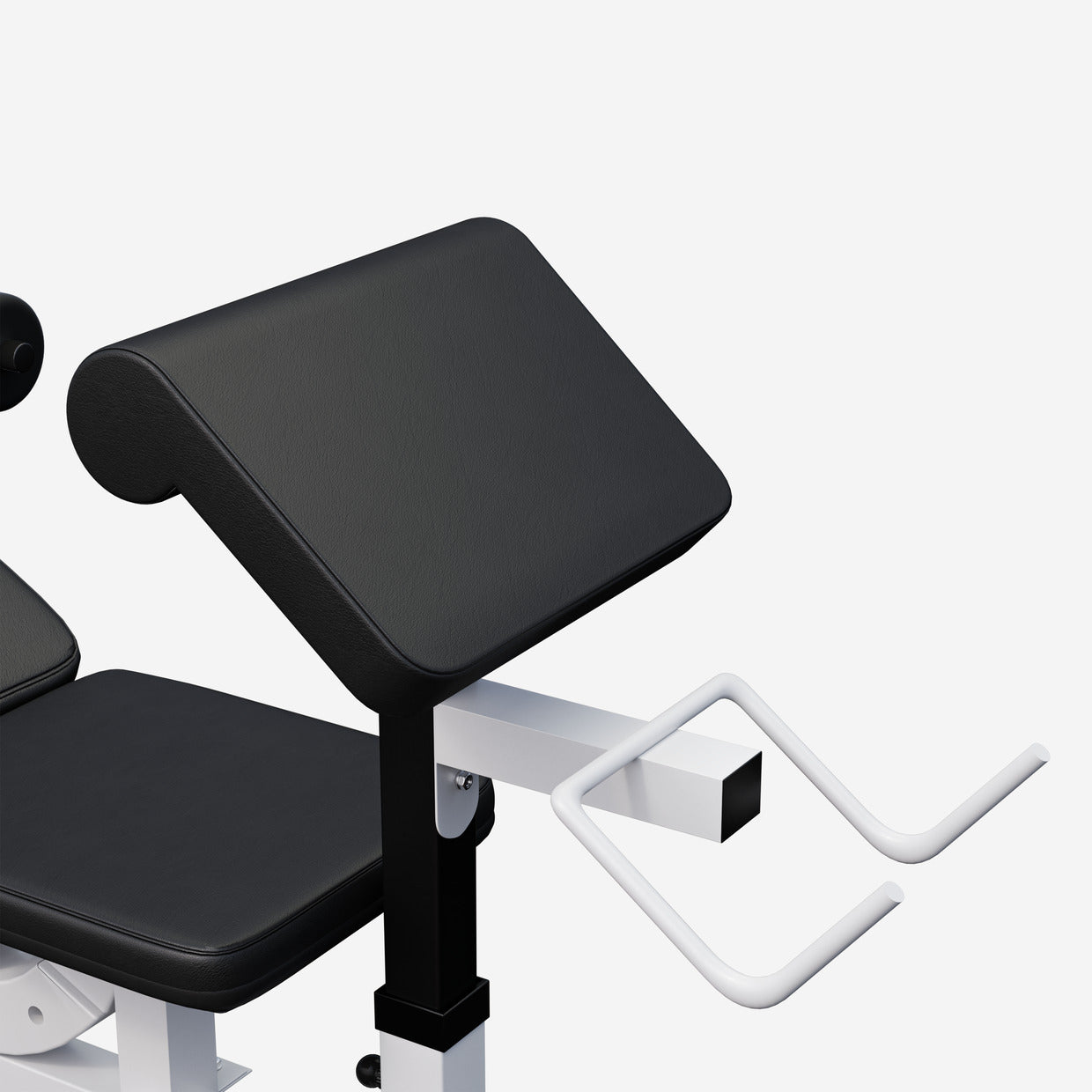 Regulējams daudzfunkcionāls sols max 280 kg, balts