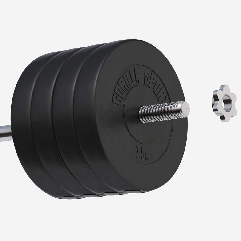 Vinila svaru diski 4 x 7,5 kg, 30 mm