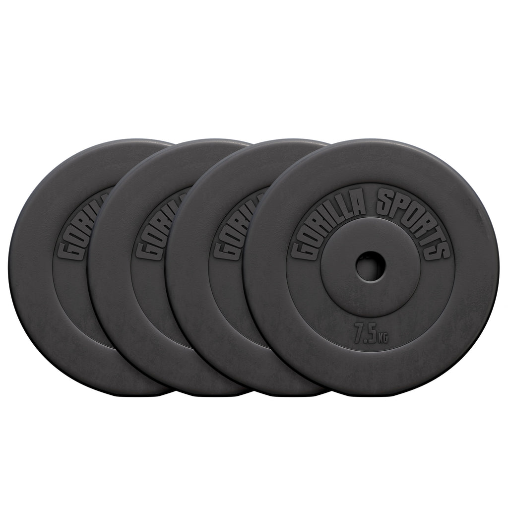 Vinila svaru diski 4 x 7,5 kg, 30 mm