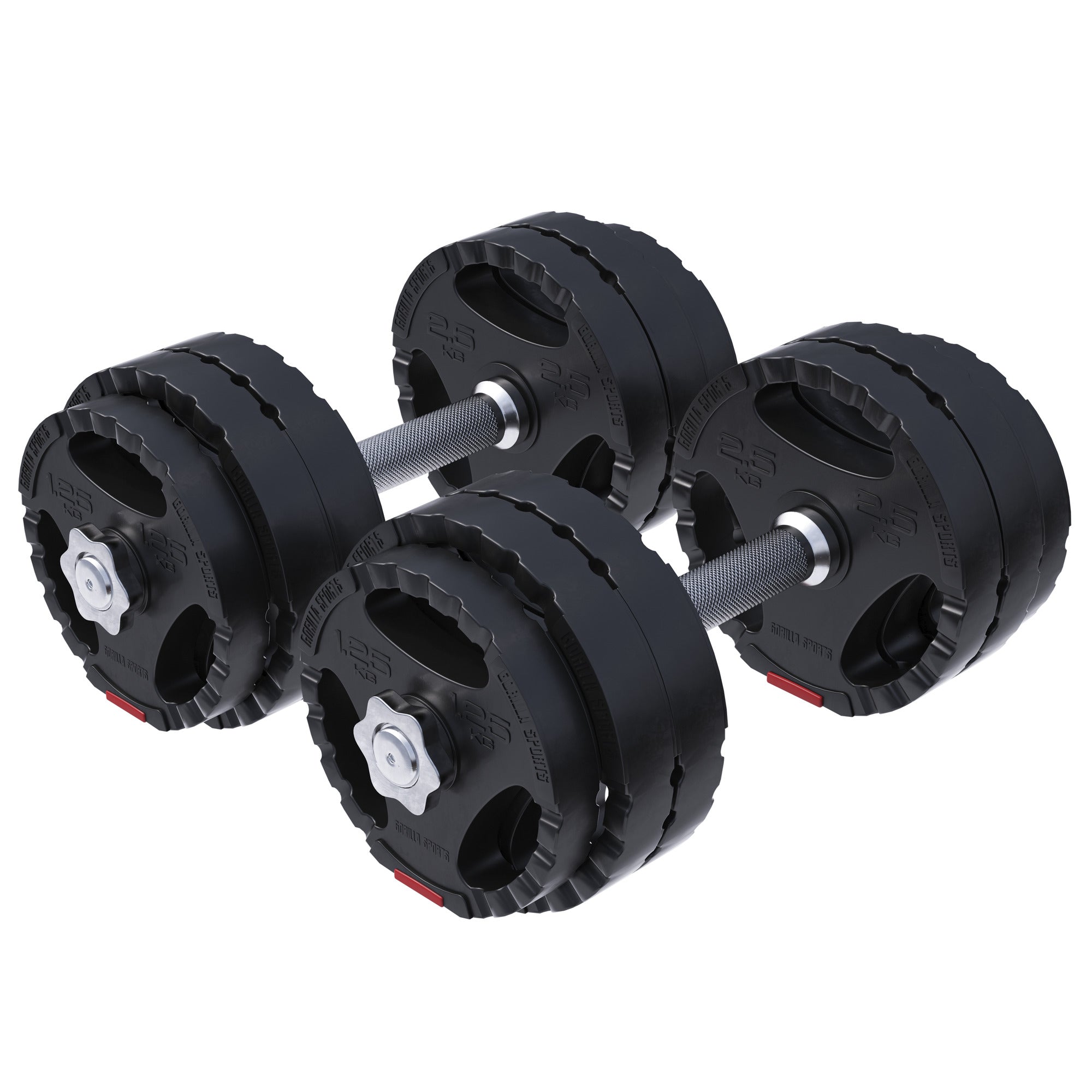 Vinila Tri Grip hanteļu komplekts 30 kg, 30mm