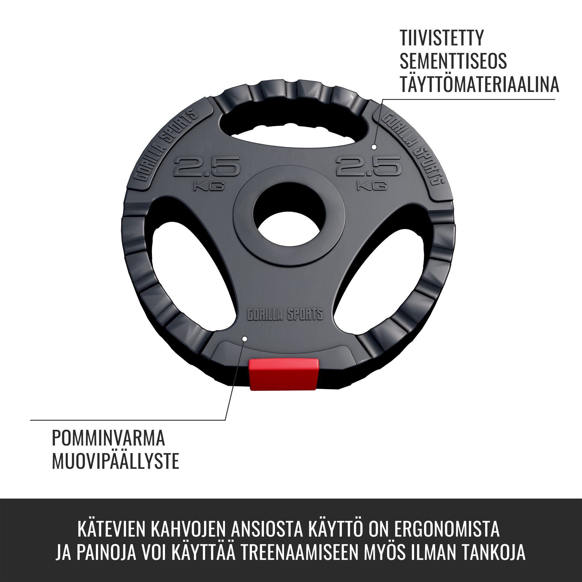 Tri Grip svaru disku komplekts 30 kg 50/51 mm