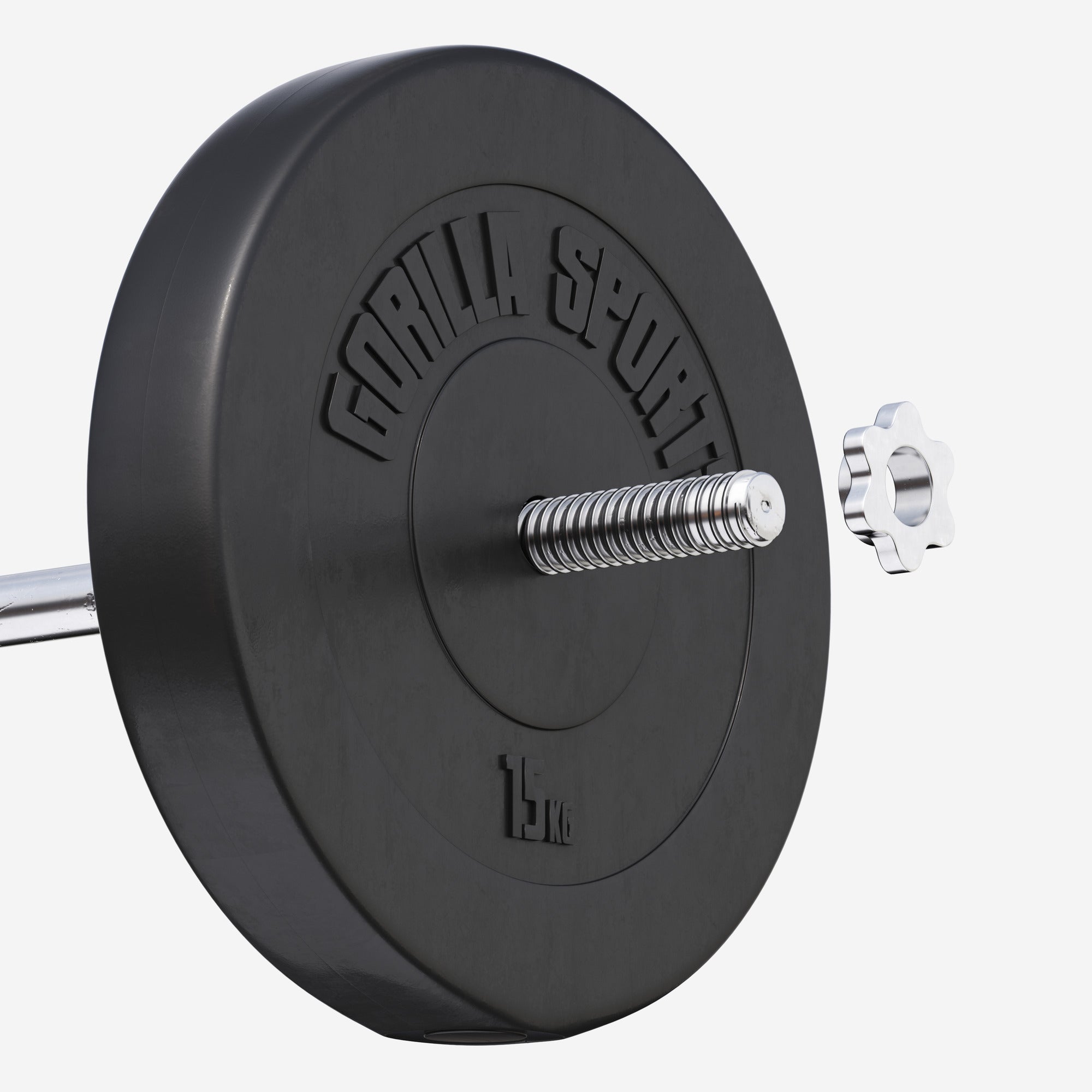 Ar vinilu pārklāts svaru disks 15 kg 30 mm