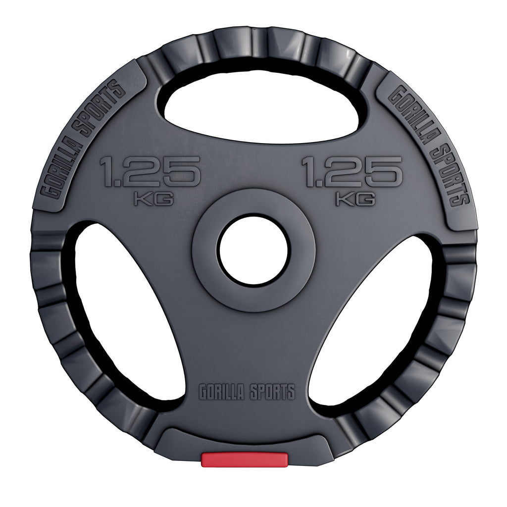 Tri Grip vinila svaru disks 1,25 kg 30 mm