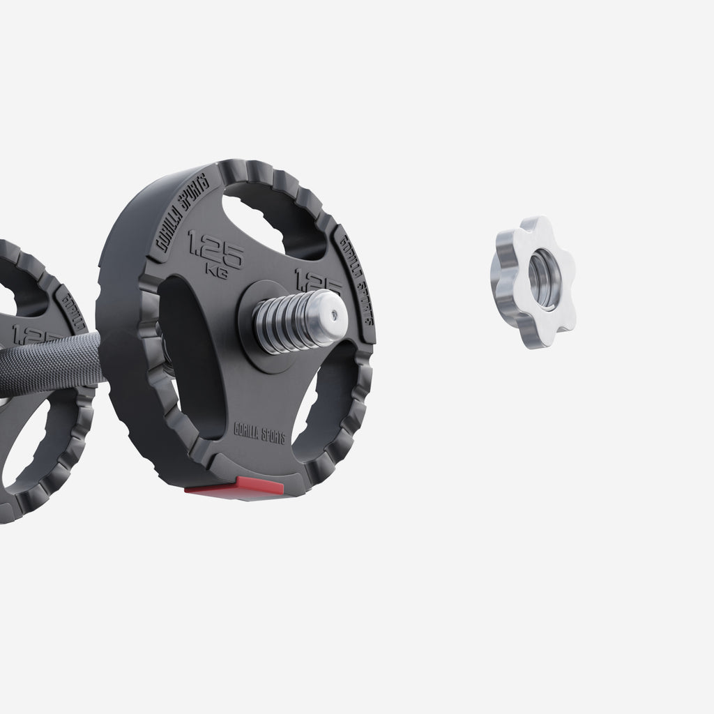 Tri Grip vinila svaru disks 1,25 kg 30 mm