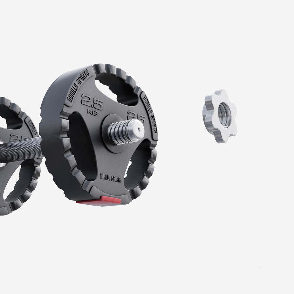 Tri Grip vinila svaru disks 2,5 kg 30 mm