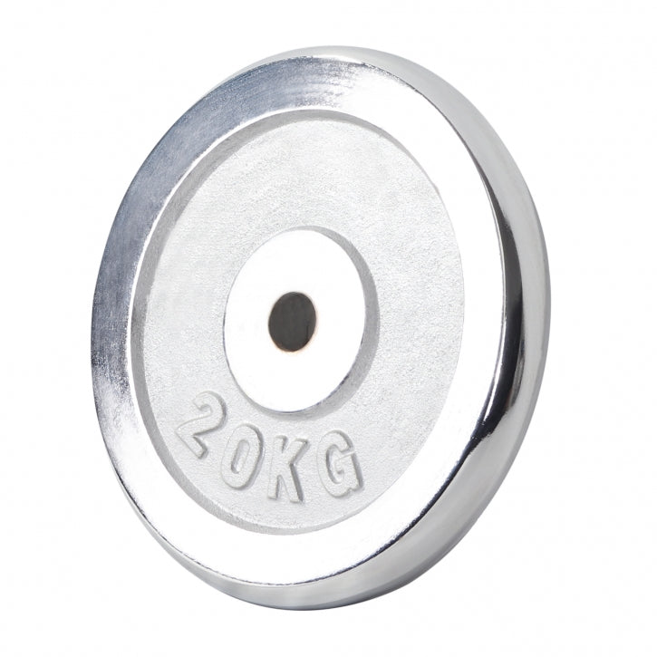 Ar hromu pārklāts svaru disks 20 kg, 30 mm