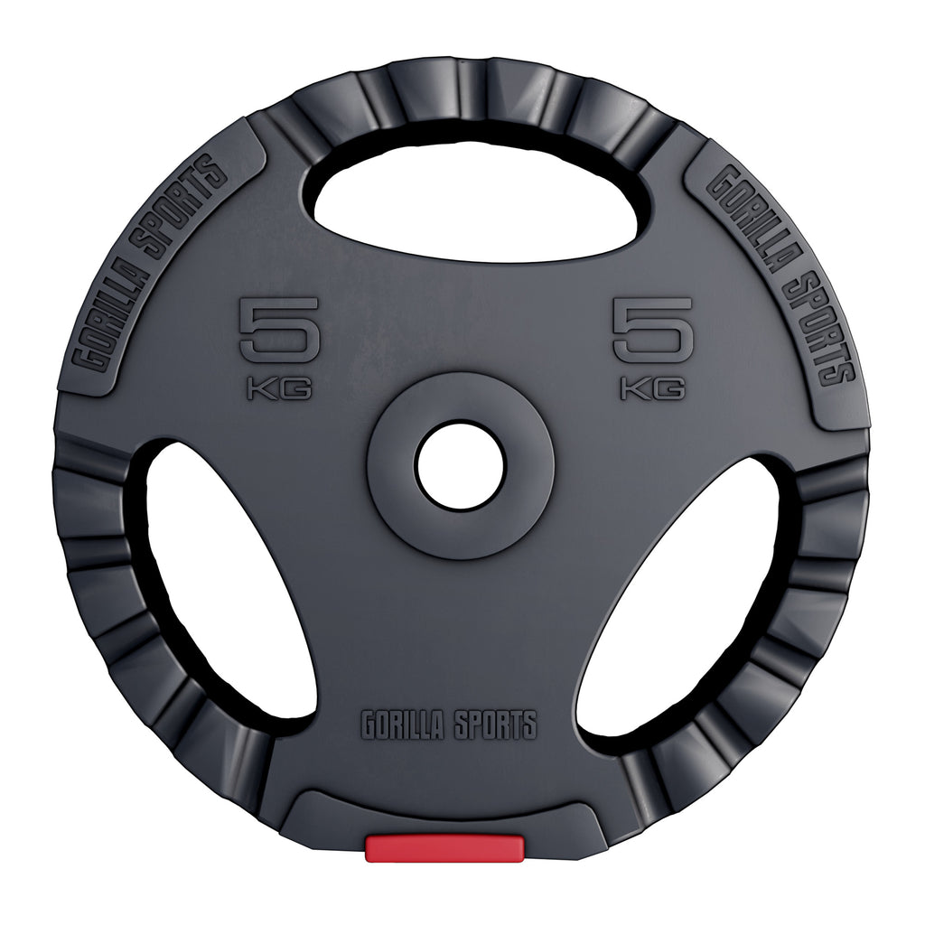 Tri Grip vinila svaru disks 5 kg 30 mm