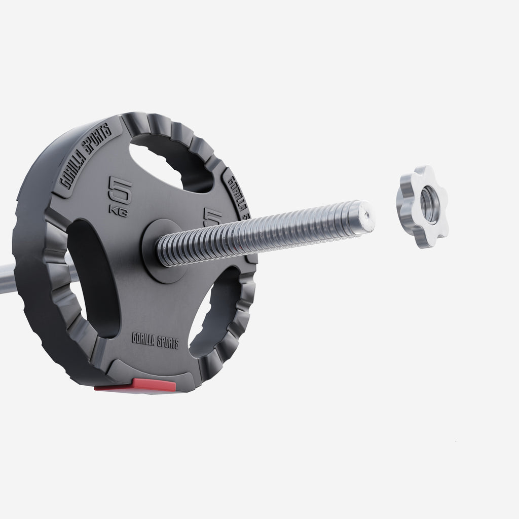 Tri Grip vinila svaru disks 5 kg 30 mm