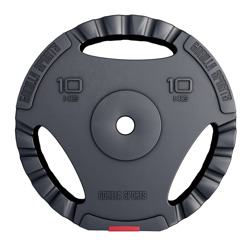 Tri Grip vinila svaru disks 10 kg 30 mm
