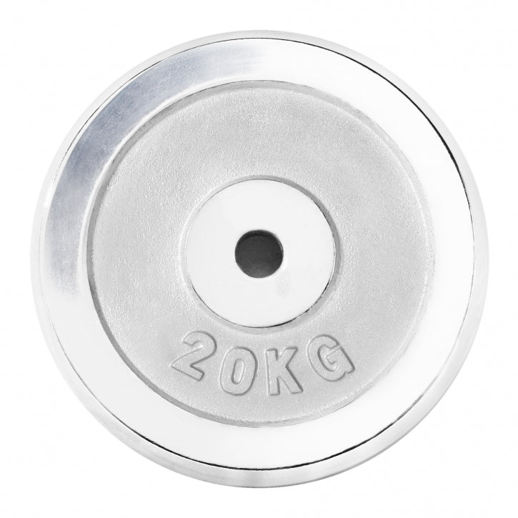 Ar hromu pārklāts svaru disks 20 kg, 30 mm