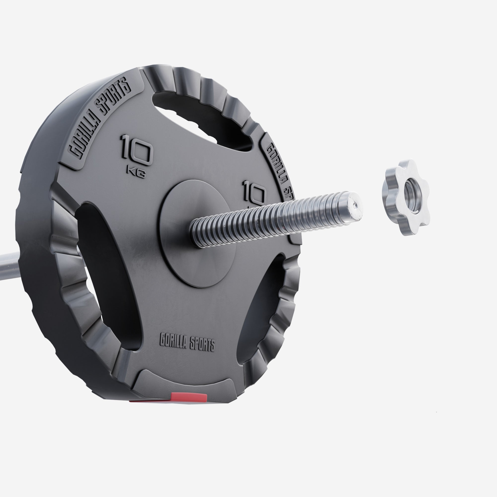 Tri Grip vinila svaru disks 10 kg 30 mm