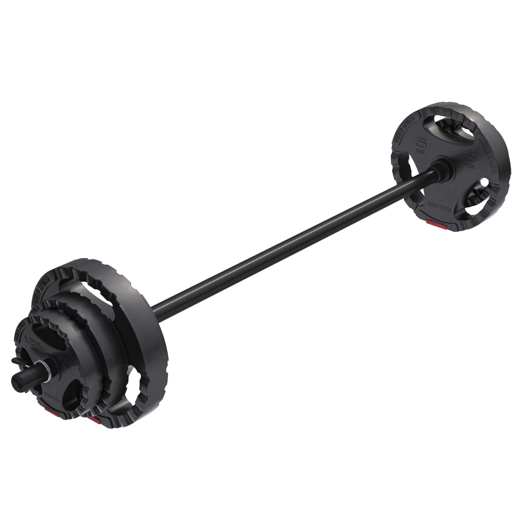 BodyPump komplekts 19,5 kg ar Tri Grip svaru diskiem