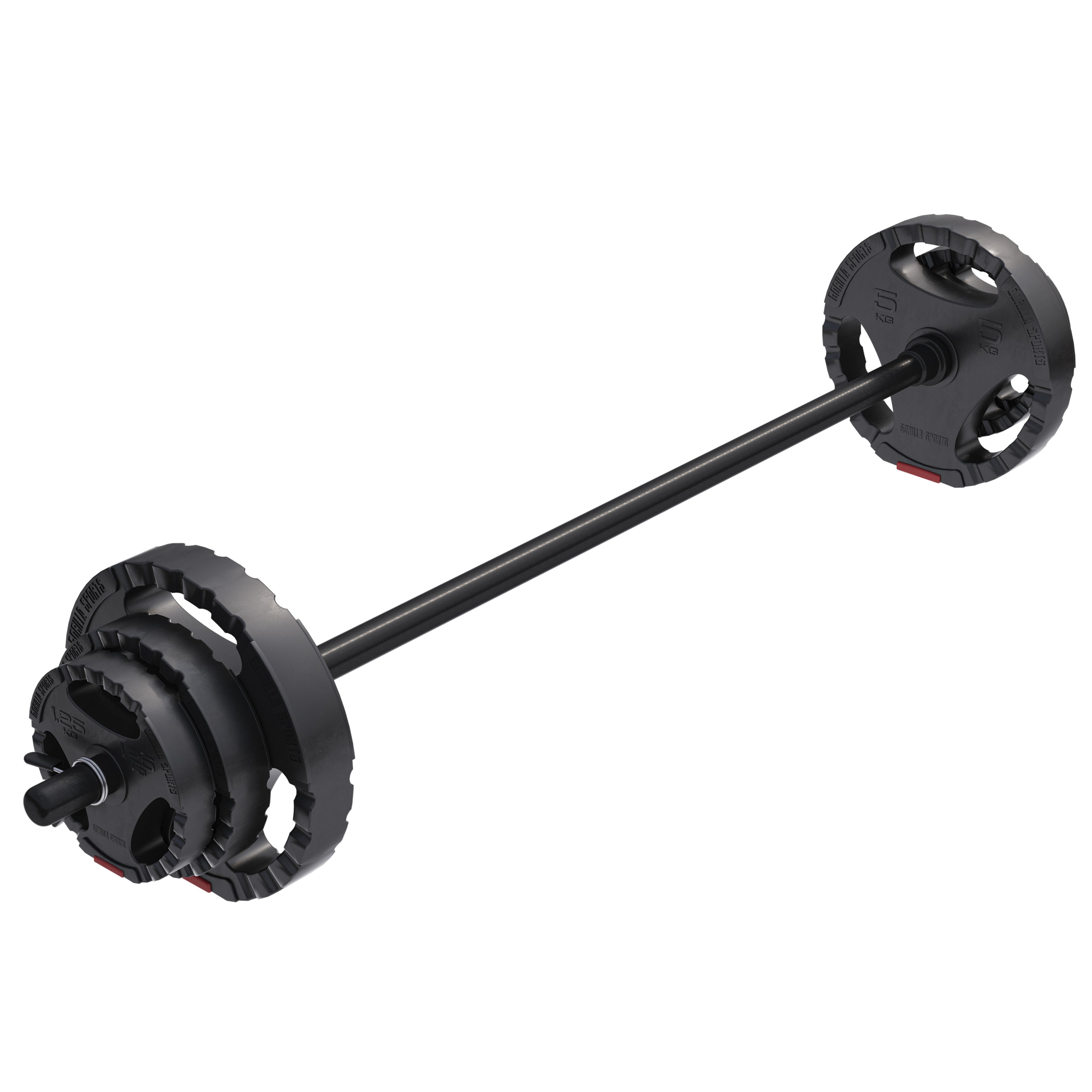 BodyPump komplekts 19,5 kg ar Tri Grip svaru diskiem
