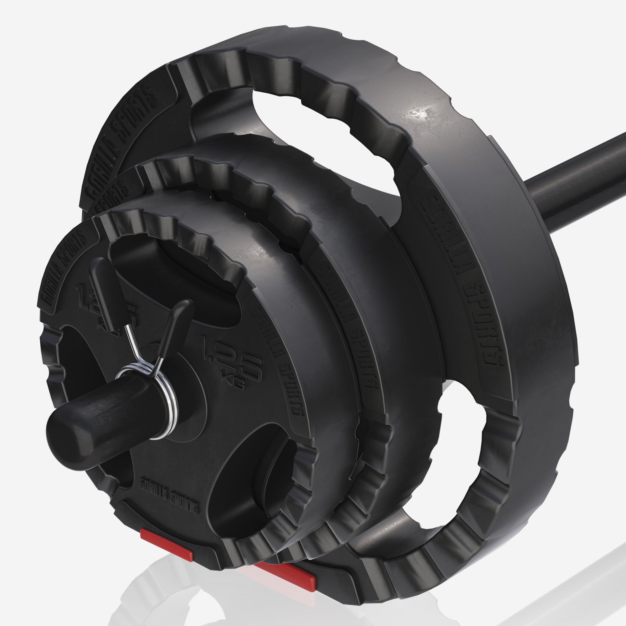BodyPump komplekts 19,5 kg ar Tri Grip svaru diskiem