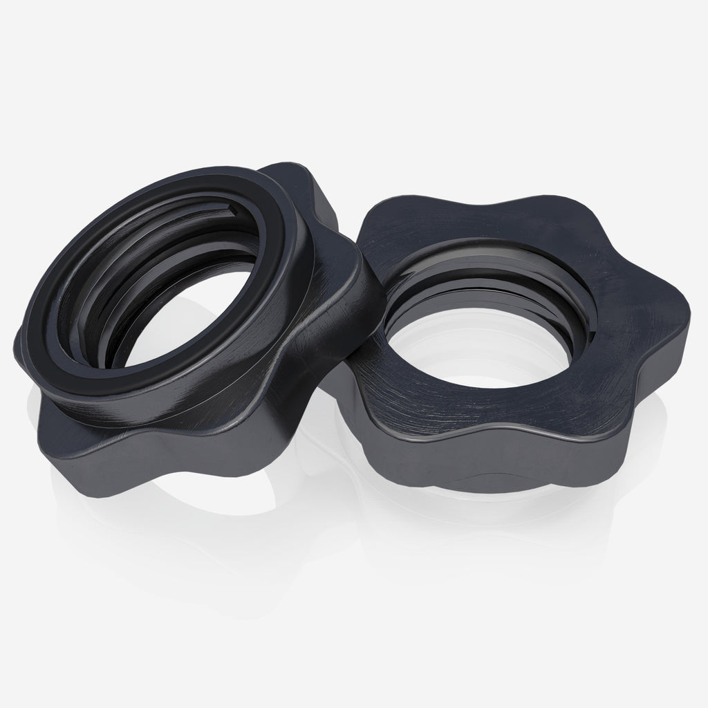 Hanteles stieņi ar vītņotiem fiksatoriem 30 mm, 35 cm, 2 gab.