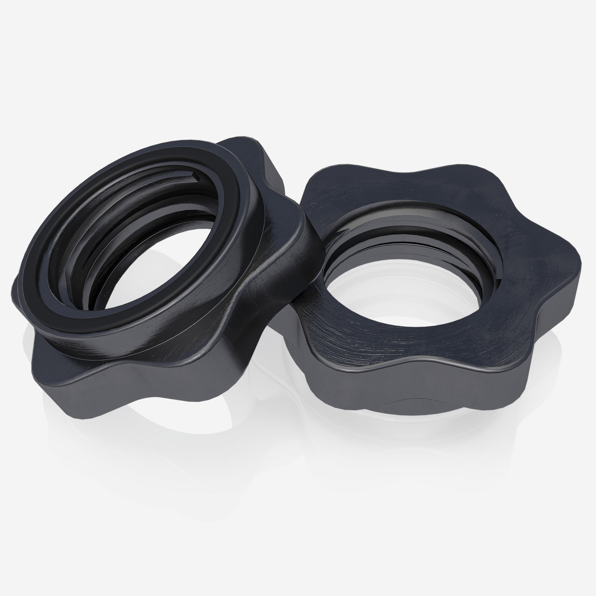Hanteles stieņi ar vītņotiem fiksatoriem 30 mm, 35 cm, 2 gab.
