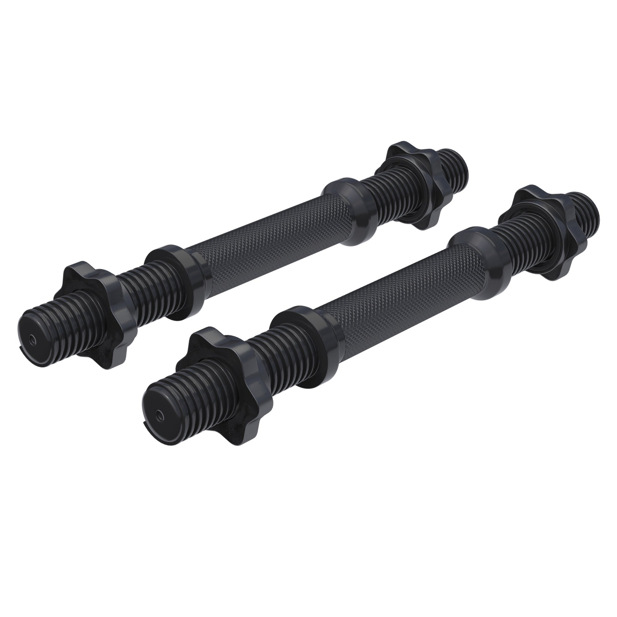 Hanteles stieņi ar vītņotiem fiksatoriem 30 mm, 35 cm, 2 gab.