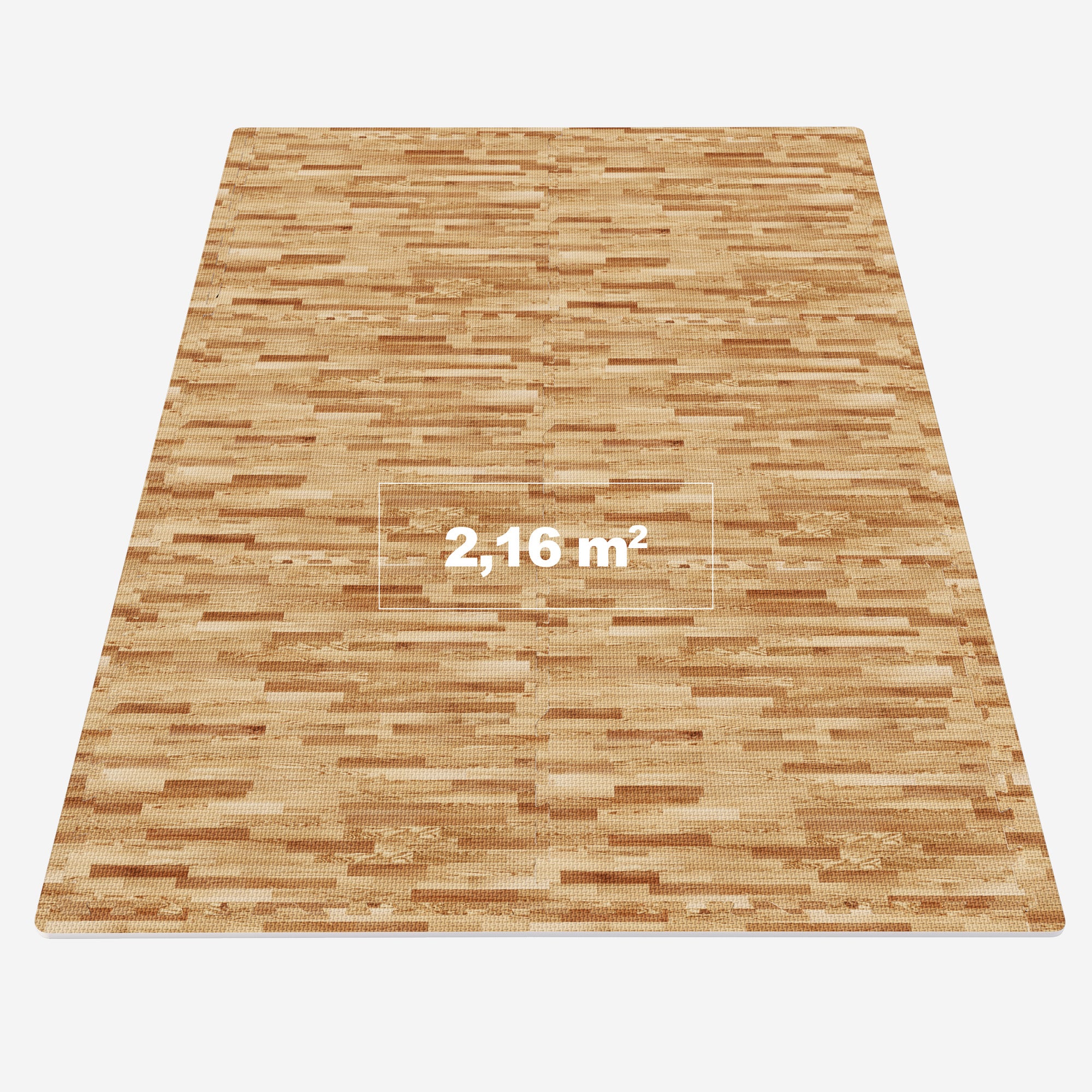 Aizsargpaklājs, 6 daļas 60 x 60 x 1,2 cm, koka dizains