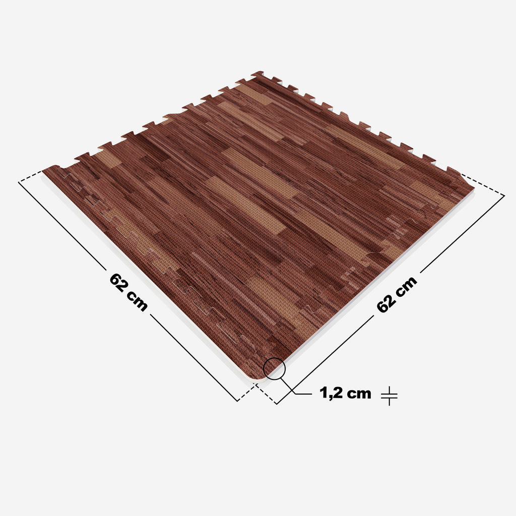Aizsargpaklājs 6 daļas + 12 malu daļas 60 x 60 x 1,2 cm